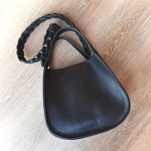 Madewell - The Sydney Crossbody Bag with The Shoulder Bag Strap Braided - Black